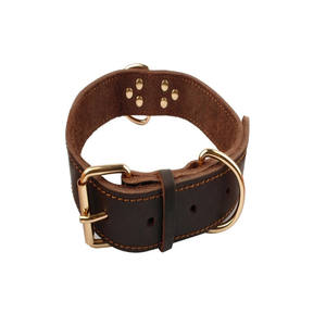 Collar de perro moderno de cuero con nombre personalizado y adornos de tachuelas - Product Image 2