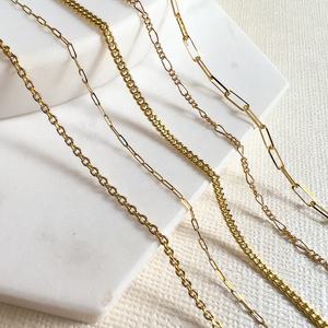 Haute qualité mode minimaliste bijoux fins 925 argent Sterling 18k plaqué or délicat Figaro chaîne Bracelet pour les femmes - Product Image 4