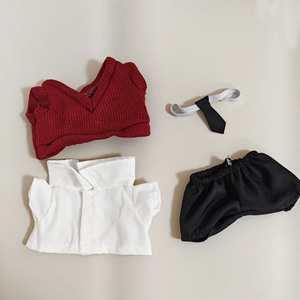 Ensemble de vêtements en tissu unisexe pour poupées de 15 cm, comprenant un gilet et un <span class=keywords><strong>pull</strong></span>, pour poupées Sweet Rabbit, à partir de 14 ans - Product Image 4