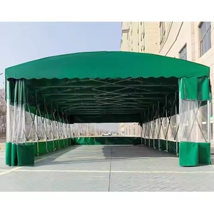 Hangar de <span class=keywords><strong>garage</strong></span> pliant portable de haute qualité abri de stationnement de voiture mobile rétractable tente push-pull - Product Image 3