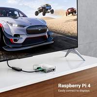Adaptador Micro USB Macho a Hembra, Cable 4K60Hz HDR 3D Dolby 18Gbps de Alta Velocidad TRS PVC Combinado