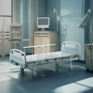 Cama de Hospital Manual Metálica Geriátrica HECAI LS-MA184 de 2 Manivelas con Barandillas, Nueva Llegada - Product Image 3