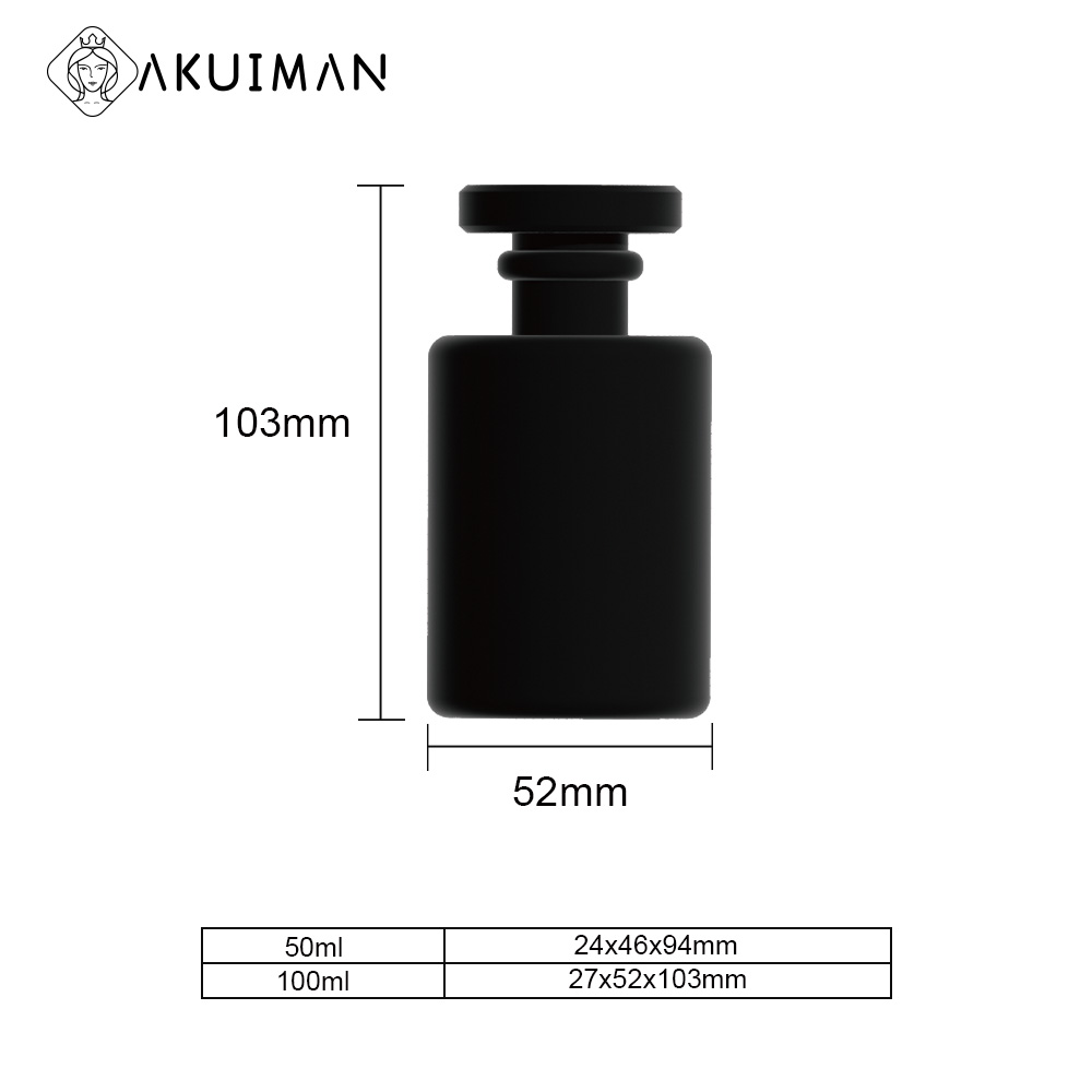 black cologne bottles