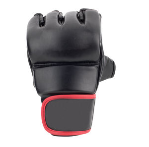 Service OEM, gants de MMA pour hommes, fabrication pakistanaise, meilleur prix, demi-doigts, cuir synthétique, gants de MMA respirants - Product Image 3