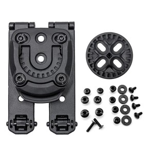 Adaptateur de montage circulaire à dégagement rapide avec verrouillage à rotation 360° pour équipement extérieur, fixation modulaire et connexion d'équipement - Product Image 4
