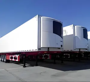 Transporte de alta calidad 3 ejes 40/45f/48ft refrigerador semi remolque para camión