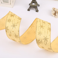 Ginyi 6Cm 10 Yards Per Rol Kerst Lint Boog Diy Kerstboom Decoratieve Knoop Lint