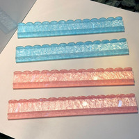 Ensemble de 4 supports de mahjong de luxe en acrylique de haute qualité – Excellent choix de cadeau pour le mahjong américain – Plusieurs tailles disponibles
