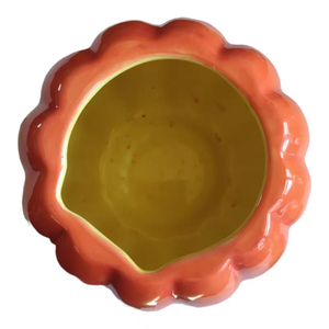 Barattolo in Ceramica a Forma <span class=keywords><strong>di</strong></span> Zucca <span class=keywords><strong>di</strong></span> Halloween con Coperchio - Contenitore Sigillato con Smalto per Decorazione Casa e Portacandele - Product Image 2