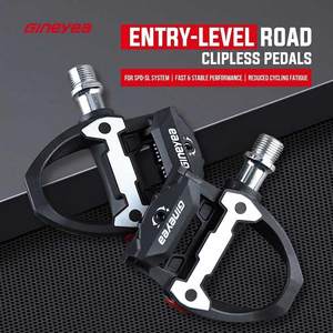 Pédales de vélo de route Gineyea P602 durables - Système SL compatible, pédales clipsables pour BMX/vélos pour enfants/cruisers, légères - Product Image 1