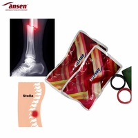 Bandage polymère léger et fin, plâtre orthopédique en fibre de verre non volumineux pour l'immobilisation esthétique des fractures