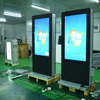 Pantalla LCD Táctil Exterior Impermeable IP65 de 55 Pulgadas, Pantalla Publicitaria Digital Android, Tótem Kiosco