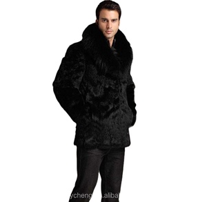 Cappotto Invernale da Uomo 2026 in Pelliccia Sintetica Nera, Caldo e Spesso, Taglie Forti, <span class=keywords><strong>Giacca</strong></span> alla Moda per Esterni, Prezzo di Fabbrica - Product Image 2