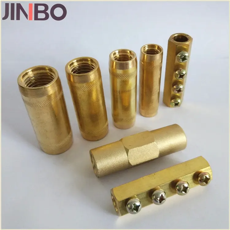 Hot Sale Cheap Earth Rod Accessories Brass Ground Rod Couplers Threaded Rod Coupling for Grounding System