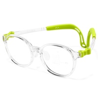Cadres de lunettes professionnels T046Et pour garçons filles solides à la mode plaquettes de nez réglables Temples diamant prévention de la myopie