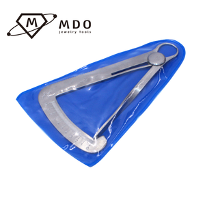 Stainless Steel Jewelry <strong>Diamond</strong> Measure Tools 0.1cm Inside Thickness Measure Jewlery Wax Dental Lab Vernier Caliper <strong>Gauge</strong> - Product Image 3
