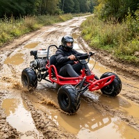 Kart à dérive haute puissance aux couleurs personnalisables avec frein à main, buggy de divertissement pour adultes, adolescents et enfants
