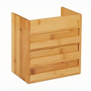 Solid Wood Desktop <b>Storage</b> <b>Box</b> Multi Layer <b>Drawer</b> Organizer For Office Desk Neatening - Product Image 5