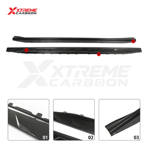 Extensiones de Alerón Lateral XTREME de Fibra de Carbono Seca Estilo CFA para BMW <span class=keywords><strong>M3</strong></span> M4 G80 G81 G82 - Product Image 5