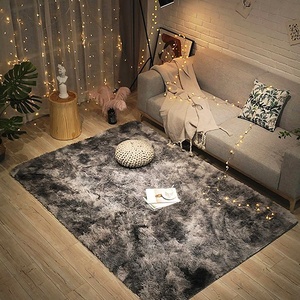 Luxury Mixed Dyed Soft <strong>Dark</strong> <strong>Grey</strong> <strong>Rugs</strong> Thicken Faux Fur Shaggy Washable Living Room Area <strong>Rug</strong> Comfy Anti-Skid Carpets - Product Image 5