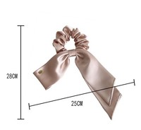 Accessoire pour cheveux élégant et stylé, nœud en satin Colon Scrunchie par YOUJIWU pour filles