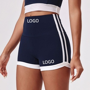 Nouveaux shorts <span class=keywords><strong>de</strong></span> course tendance OEM pour femmes, shorts <span class=keywords><strong>de</strong></span> sport yoga taille haute à séchage rapide pour l'été - Product Image 1