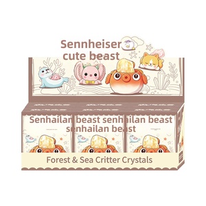 Figuras de Animales de Resina con <span class=keywords><strong>Cristales</strong></span> de Criaturas Marinas y Forestales, Caja Misteriosa de Piedras de Cristal Naturales, Adorno de Escritorio, Decoración del Hogar, Venta al Por Mayor - Product Image 1
