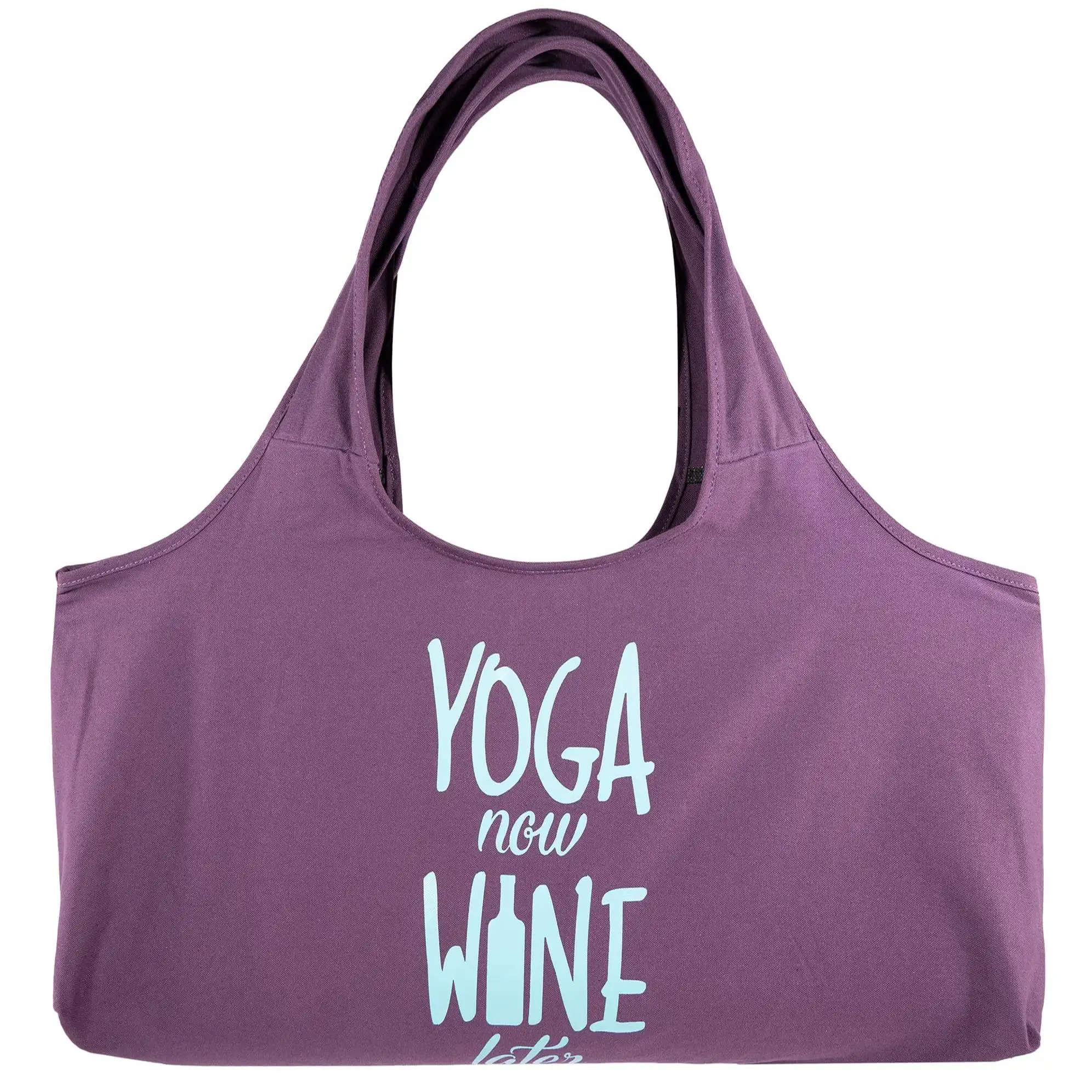 Large Mat Shoulder Strap Inside Pocket Sports Gym Yoga Duffle Big Size Travel Woman Bag Female Tote