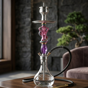 Chicha LED colorée en forme de déesse, en résine, avec motif <span class=keywords><strong>serpent</strong></span> décoratif - Product Image 2