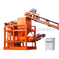 Mesin Pembuat Bata Pasir Fly Ash Semi Otomatis Shengya Brand QTJ4-26C, Mesin Pencetak Blok Curbstone, Harga