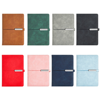 Carnet personnalisé en cuir PU rigide avec boucle métallique, 8 couleurs, formats A5/B5, agenda professionnel pour le bureau, cadeaux d'entreprise