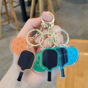 Pendentif créatif en forme de raquette de pickleball, porte-clés, cadeau, modèle 856 pour hommes et femmes - Product Image 5