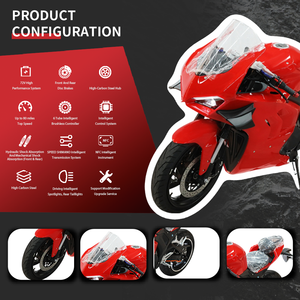 SWIFT TRADE Modelo M07 72V 3000W Motocicletas todoterreno de alta potencia Batería de litio 80 km/h Racing Sportbike - Product Image 2