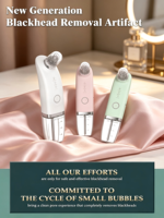 Appareil portable de nettoyage des pores du visage, machine à bulles faciales rechargeable, aspirateur pour éliminer les points noirs, appareil de beauté