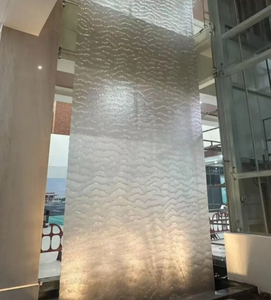Custom 304/316 Stainless Steel Metal Mesh Water Curtain | Indoor Artistic Flowing <strong>Waterfall</strong> For Hotel Lobby Decoration - Product Image 6