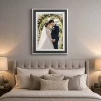 Grosir Pabrik Murah Stok Siap Pakai Bingkai Foto Kaca Kristal 3.5X5 4X6 5X7 8X10 A4 Dekorasi Pajangan Foto Bingkai Gambar