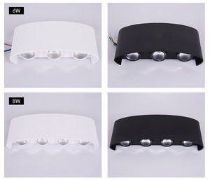 Applique murale LED étanche IP65 2W/4W/6W/8W/10W éclairage intérieur extérieur applique pour salle de bain chevet escaliers maison - Product Image 5