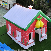 Grotte gonflable de Noël du Père Noël / Maison gonflable de Noël / Tente gonflable de Noël pour la décoration d'événements