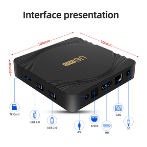 La más nueva venta caliente caja de TV Quad Core alta definición 4K 2GB 16GB en línea películas amlogic S905W Android TV Box - Product Image 4