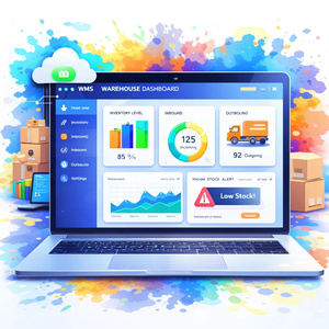 ระบบจัดการคลังสินค้า (WMS) ซอฟต์แวร์สำหรับธุรกิจโลจิสติกส์แบบรับส่งสินค้า รุ่นสำหรับองค์กร รองรับระบบปฏิบัติการ Windows - Product Image 1