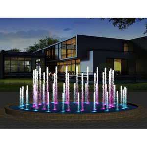 Fontaine musicale dansante pour piscine extérieure de 3,6 m de diamètre avec buses en acier inoxydable - Product Image 3