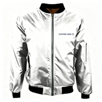 Blouson Bomber Personnalisé en Toile Imprimée Florale Automne Homme Femme Col Montant Chaud Coupe-Vent Décontracté Long Manteau Zippé à Fermeture Frontale