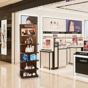 Phong cách mới 5 tầng vẻ đẹp Pop hiển thị đứng kim loại trang điểm cửa hàng đồ đạc Kệ mỹ phẩm - Product Image 6