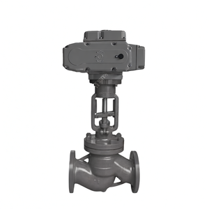 วาล์วบอลแบบมีหน้าแปลนไฟฟ้ามอเตอร์ COVNA ขนาด 2 นิ้ว PN16 ทำจากเหล็กหล่อ พร้อมตัวกระตุ้นไฟฟ้าแบบหมุนหลายรอบ - Product Image 1