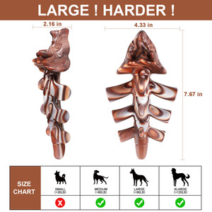 New khó khăn con chó Đồ chơi cá sấu Triceratops <span class=keywords><strong>ANTLER</strong></span> rắn Nylon cắn đồ chơi chó vật nuôi nhai không thể phá hủy con chó đồ chơi cho hung hăng nhai - Product Image 4