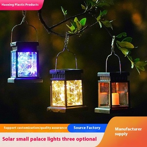 IP65 impermeabile LED giardino solare luci piccolo palazzo retrò Design per la casa cortile balcone spazi esterni notte decorativi - Product Image 4
