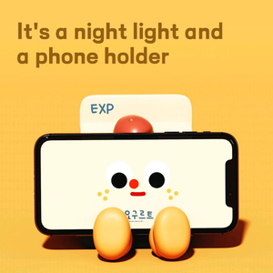 חדש חמוד בצורת ברווז מצויר טיימר נטענת LED מנורת לילה מנורת לילה לחדר ילד ליד המיטה קישוט חג המולד ליל כל הקדושים - Product Image 6