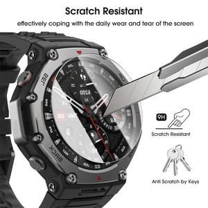 Protector de Pantalla de Vidrio Templado Sin Burbujas para Reloj Inteligente Amazfit T-Rex 3/T-Rex 3 Pro, Accesorios para Reloj - Product Image 1