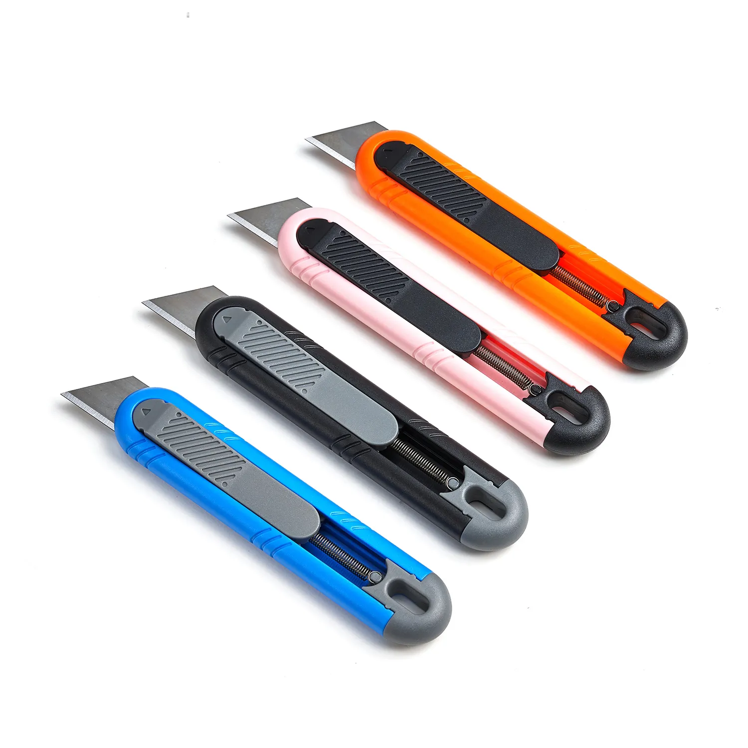 Couteau utilitaire en métal de haute qualité poignée en caoutchouc de sécurité couteau en cuir utilitaire couteau coupe-papier manuel