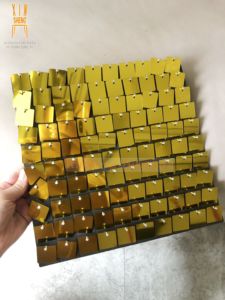 Vuông Panel tường vuông <span class=keywords><strong>spangle</strong></span> tường vàng ánh sáng lung linh tường cho sự kiện đám cưới trang trí - Product Image 4
